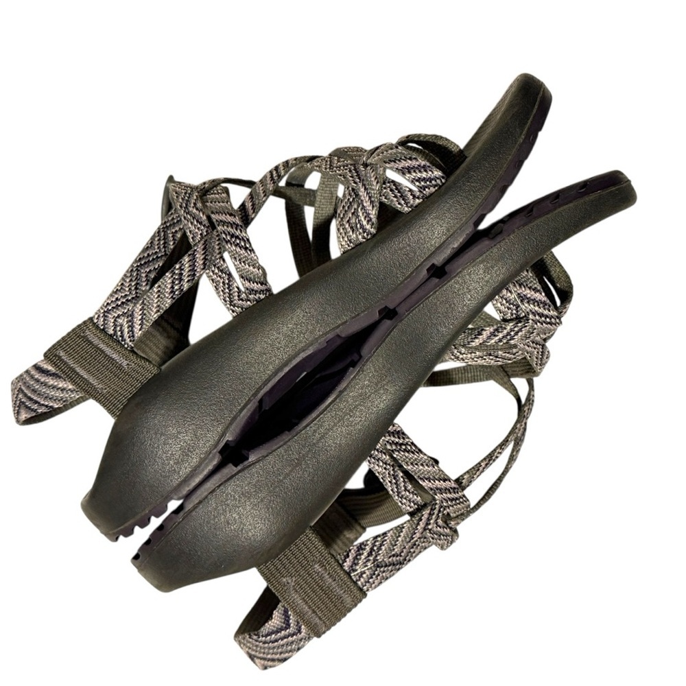 Chaco Women’s Size 6 Z/Cloud Sport Sandals Strappy Adjustable Hiking Gray Black - Picture 4 of 7